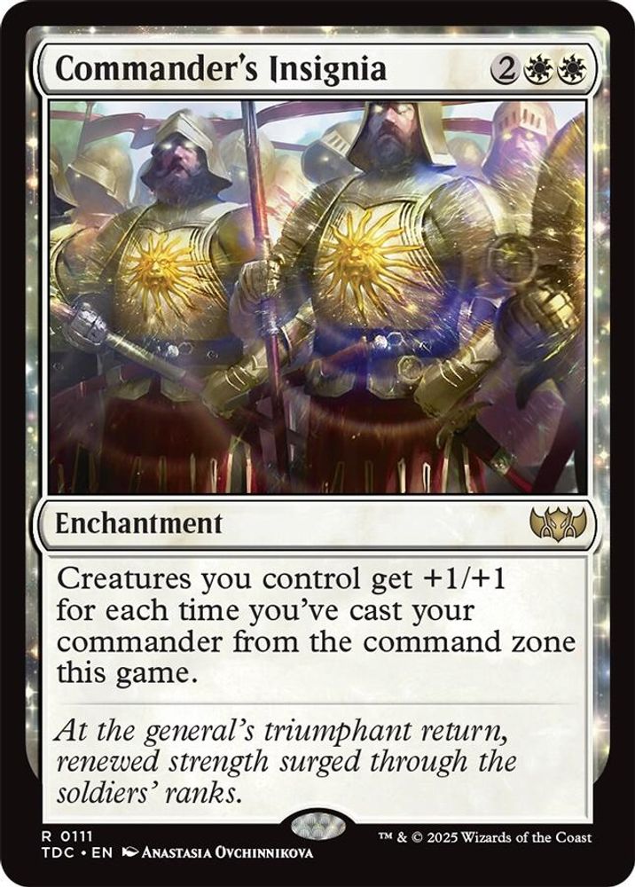 Commander's Insignia · 111 · Commander: Tarkir: Dragonstorm · Non-foil