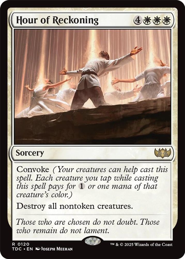Hour of Reckoning · 120 · Commander: Tarkir: Dragonstorm · Non-foil