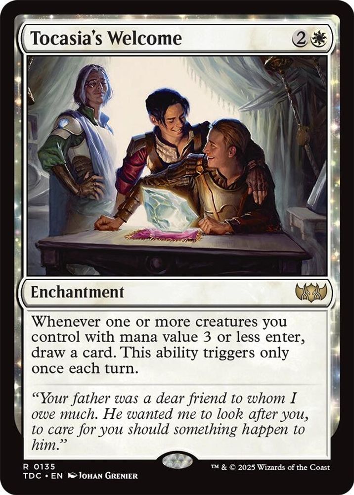 Tocasia's Welcome · 135 · Commander: Tarkir: Dragonstorm · Non-foil