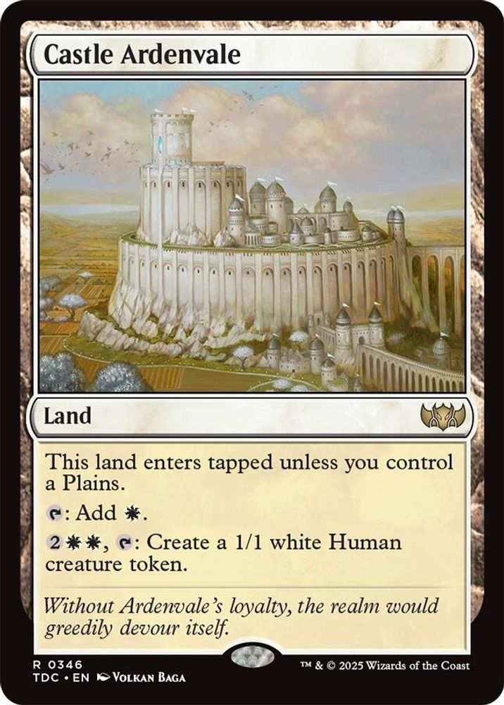 Castle Ardenvale · 346 · Commander: Tarkir: Dragonstorm · Non-foil