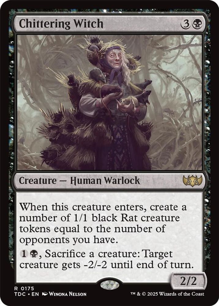 Chittering Witch · 175 · Commander: Tarkir: Dragonstorm · Non-foil