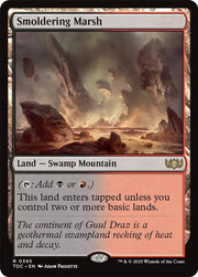 Smoldering Marsh · 395 · Commander: Tarkir: Dragonstorm · Non-foil