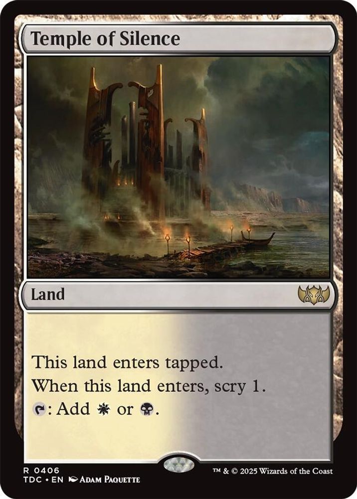 Temple of Silence · 406 · Commander: Tarkir: Dragonstorm · Non-foil