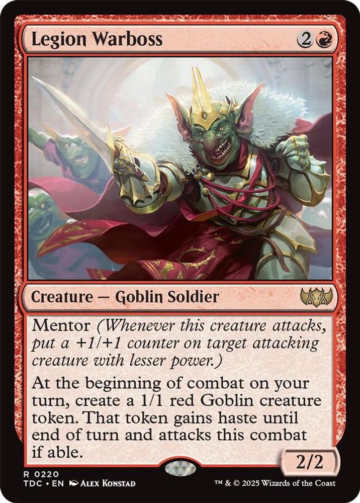 Legion Warboss · 220 · Commander: Tarkir: Dragonstorm · Non-foil