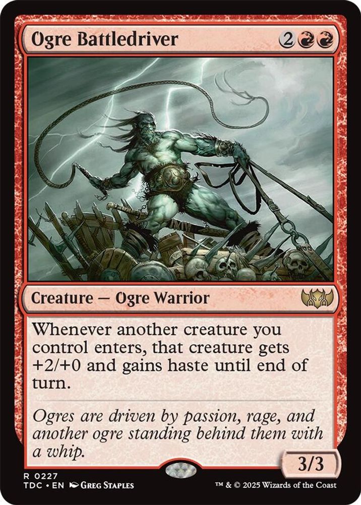 Ogre Battledriver · 227 · Commander: Tarkir: Dragonstorm · Non-foil