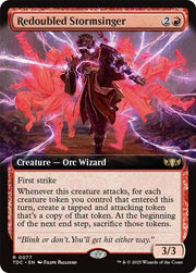 Redoubled Stormsinger (Extended Art) · 77 · Commander: Tarkir: Dragonstorm · Non-foil