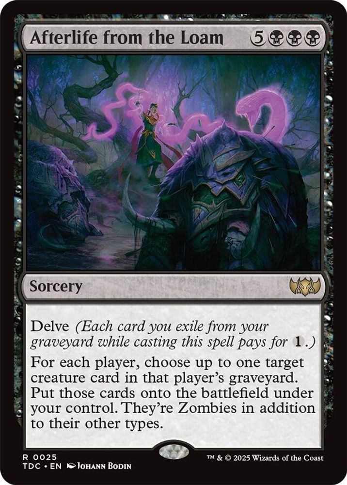 Afterlife from the Loam · 25 · Commander: Tarkir: Dragonstorm · Non-foil