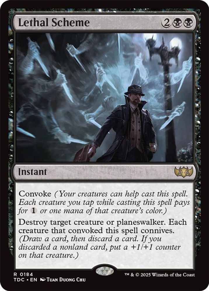 Lethal Scheme · 184 · Commander: Tarkir: Dragonstorm · Non-foil