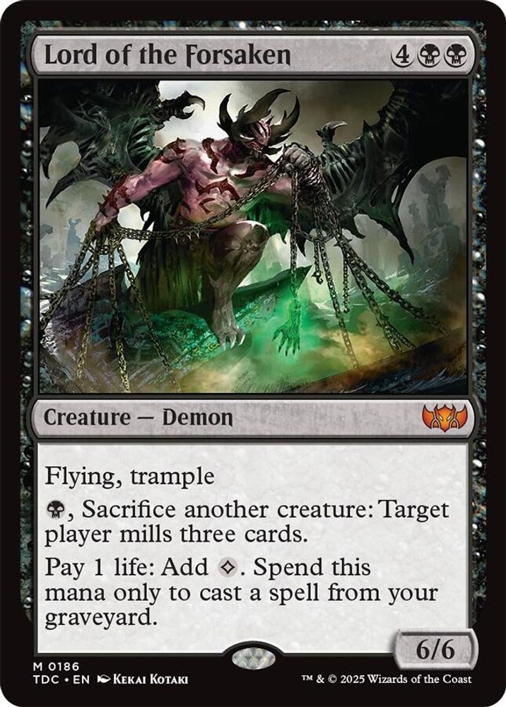 Lord of the Forsaken · 186 · Commander: Tarkir: Dragonstorm · Non-foil