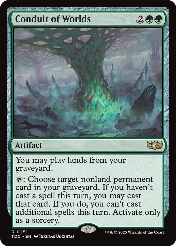 Conduit of Worlds · 251 · Commander: Tarkir: Dragonstorm · Non-foil