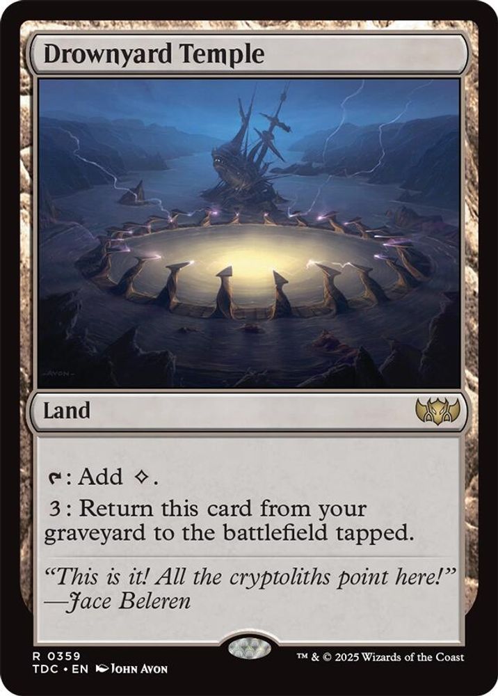 Drownyard Temple · 359 · Commander: Tarkir: Dragonstorm · Non-foil