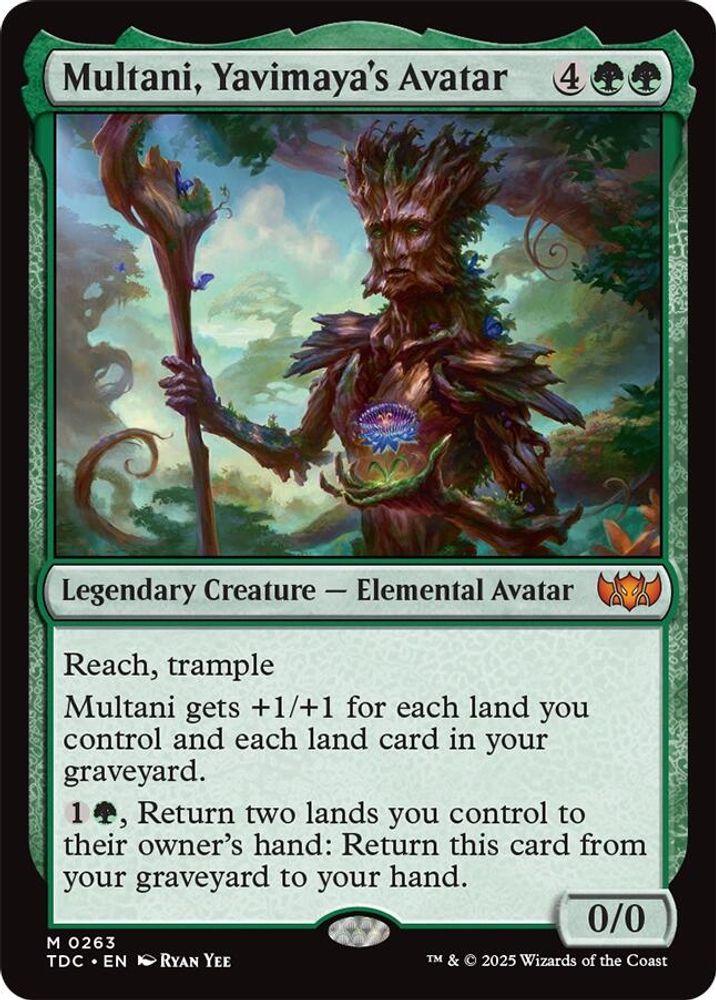 Multani, Yavimaya's Avatar · 263 · Commander: Tarkir: Dragonstorm · Non-foil