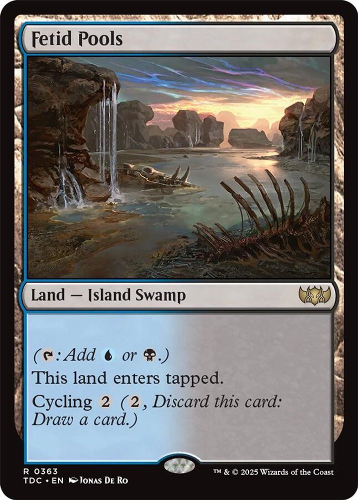 Fetid Pools · 363 · Commander: Tarkir: Dragonstorm · Non-foil