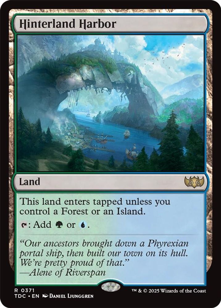 Hinterland Harbor · 371 · Commander: Tarkir: Dragonstorm · Non-foil