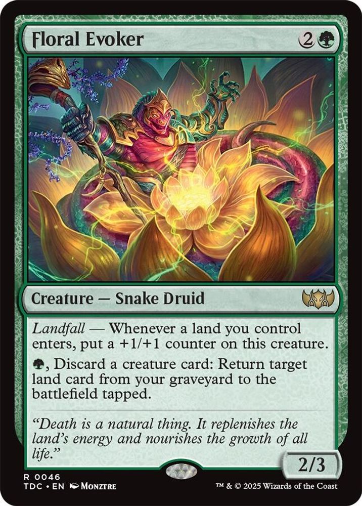 Floral Evoker · 46 · Commander: Tarkir: Dragonstorm · Non-foil