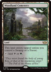 Woodland Cemetery · 412 · Commander: Tarkir: Dragonstorm · Non-foil
