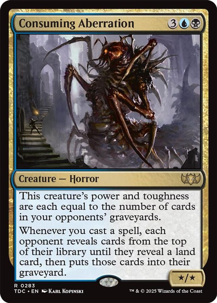 Consuming Aberration · 283 · Commander: Tarkir: Dragonstorm · Non-foil