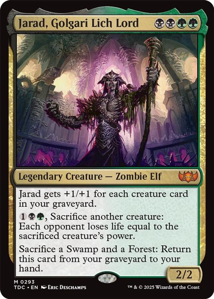 Jarad, Golgari Lich Lord · 293 · Commander: Tarkir: Dragonstorm · Non-foil
