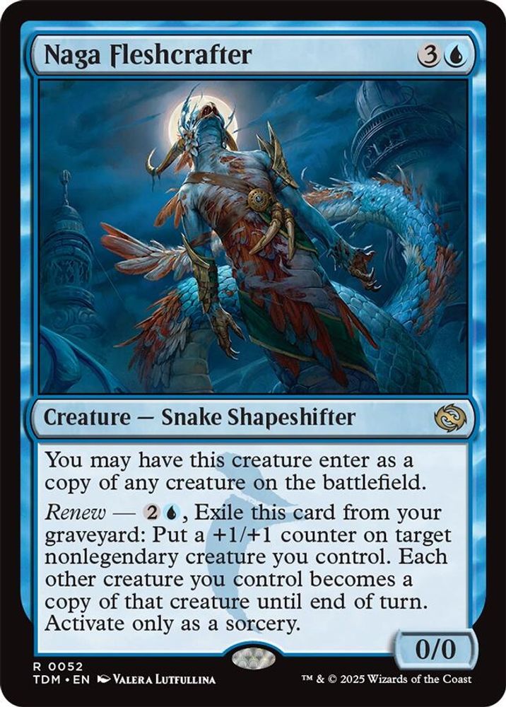 Naga Fleshcrafter · 52 · Tarkir: Dragonstorm · Non-foil