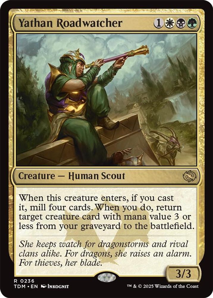Yathan Roadwatcher · 236 · Tarkir: Dragonstorm · Non-foil