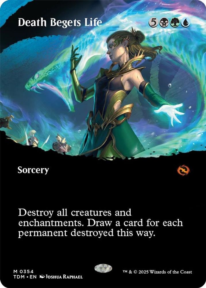 Death Begets Life (Borderless) · 354 · Tarkir: Dragonstorm · Non-foil