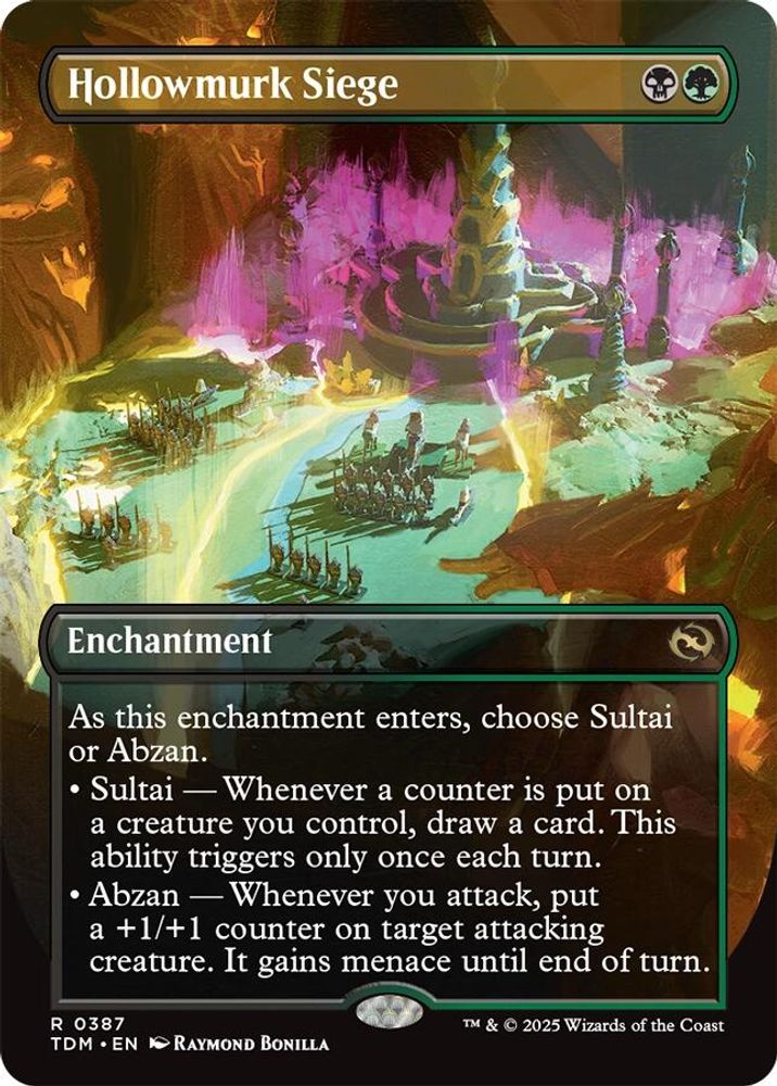 Hollowmurk Siege (Borderless) · 387 · Tarkir: Dragonstorm · Non-foil