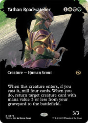 Yathan Roadwatcher (Borderless) · 375 · Tarkir: Dragonstorm · Foil