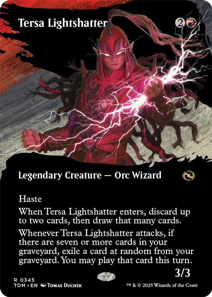 Tersa Lightshatter (Borderless) · 345 · Tarkir: Dragonstorm · Non-foil