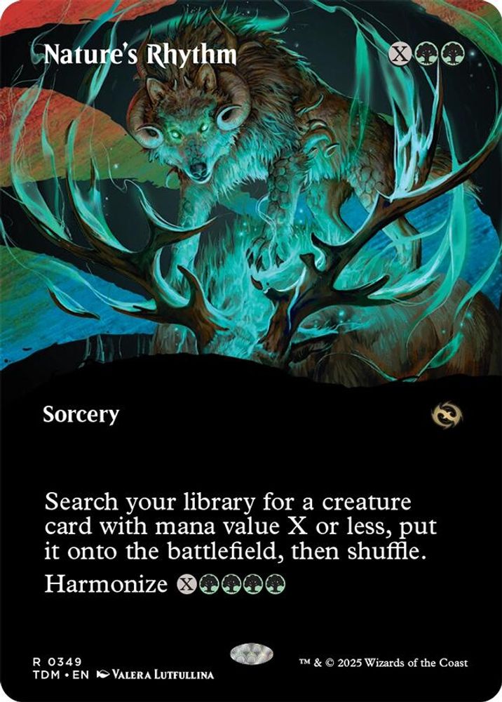 Nature's Rhythm (Borderless) · 349 · Tarkir: Dragonstorm · Non-foil