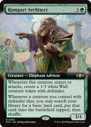 Rampart Architect (Extended Art) · 87 · Commander: Tarkir: Dragonstorm · Non-foil