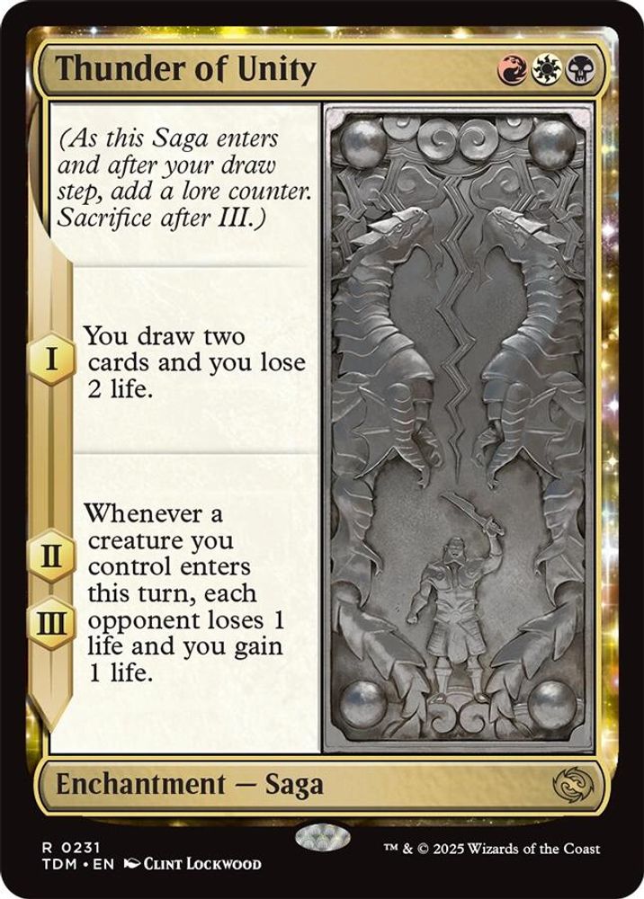Thunder of Unity · 231 · Tarkir: Dragonstorm · Foil