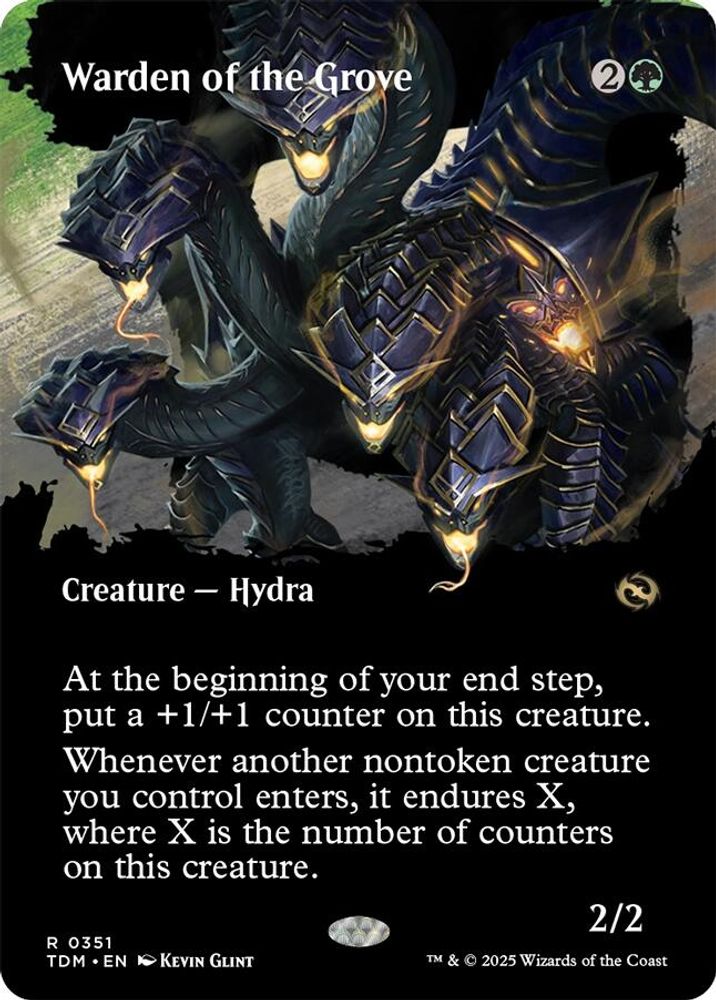 Warden of the Grove (Borderless) · 351 · Tarkir: Dragonstorm · Non-foil