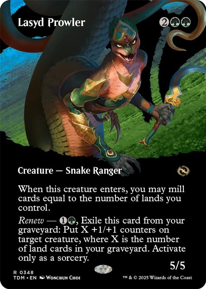 Lasyd Prowler (Borderless) · 348 · Tarkir: Dragonstorm · Non-foil