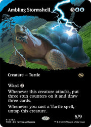 Ambling Stormshell (Borderless) · 332 · Tarkir: Dragonstorm · Non-foil