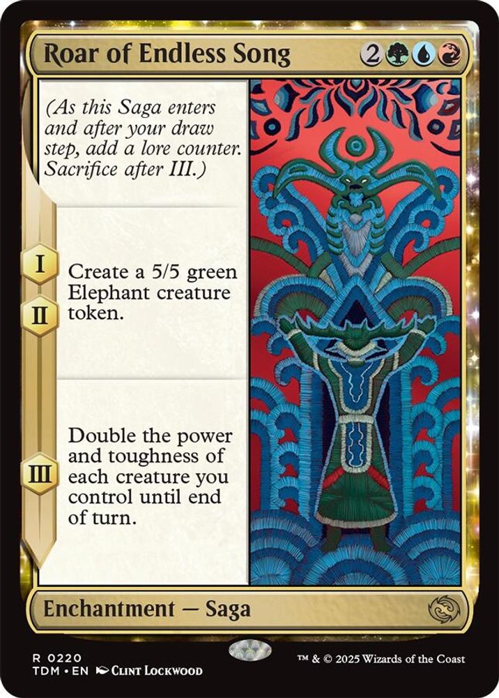 Roar of Endless Song · 220 · Tarkir: Dragonstorm · Foil