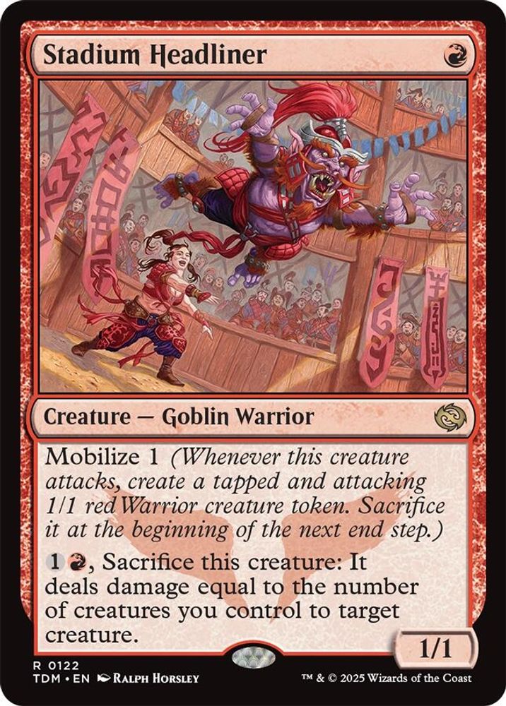 Stadium Headliner · 122 · Tarkir: Dragonstorm · Non-foil