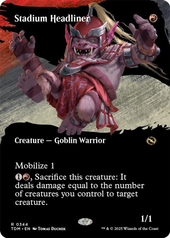 Stadium Headliner (Borderless) · 344 · TDM · Non-foil