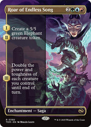 Roar of Endless Song (Borderless) · 390 · Tarkir: Dragonstorm · Foil