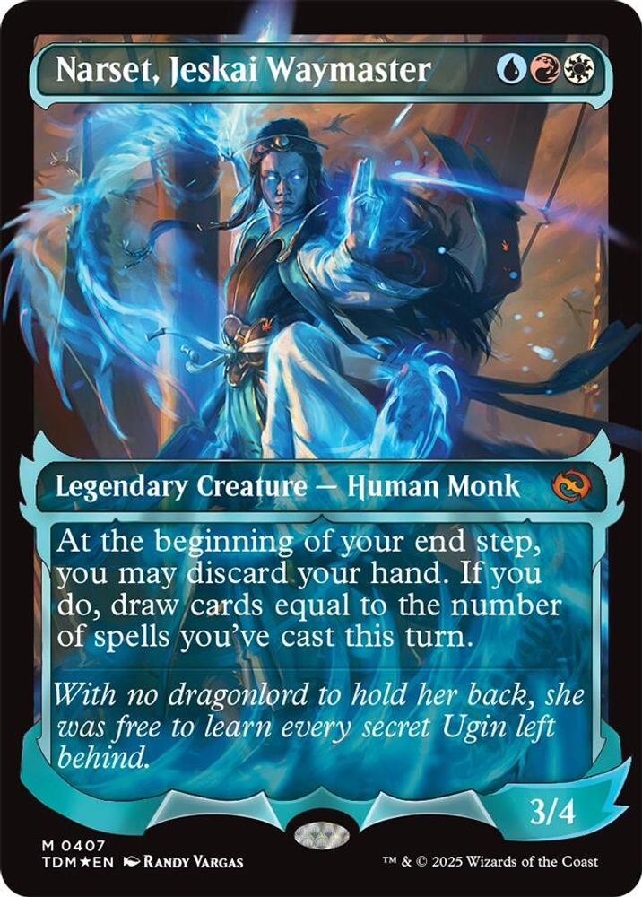 Narset, Jeskai Waymaster (Showcase) · 407 · Tarkir: Dragonstorm · Foil