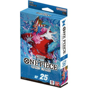One Piece TCG: Starter Deck: BLUE Buggy - Blue and red One Piece TCG starter deck box featuring Buggy character art and logo.