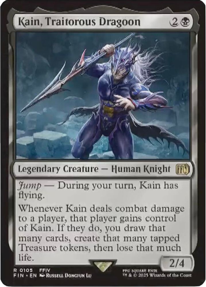 Kain, Traitorous Dragoon · 105 · FINAL FANTASY · Non-foil