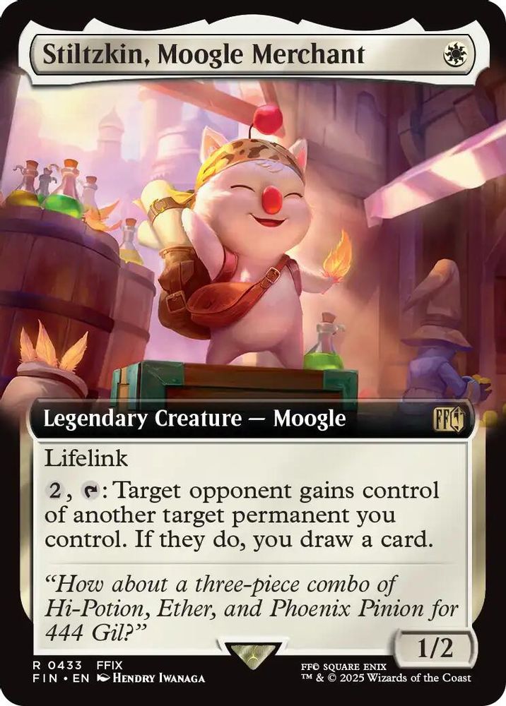 Stiltzkin, Moogle Merchant (Extended Art) · 433 · FIN · Non-foil