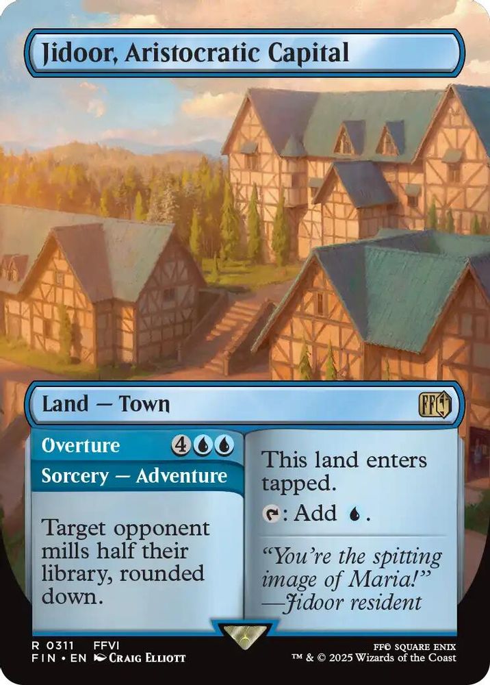 Jidoor, Aristocratic Capital (Borderless) · 311 · FINAL FANTASY · Non-foil