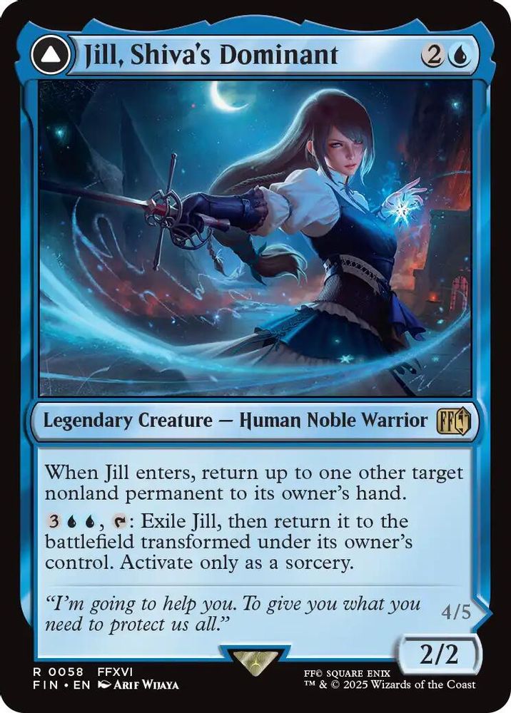 Jill, Shiva's Dominant · 58 · FINAL FANTASY · Non-foil