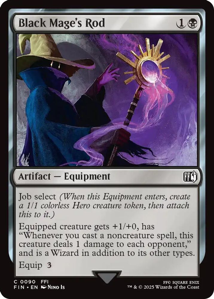 Black Mage's Rod · 90 · FIN · Non-foil