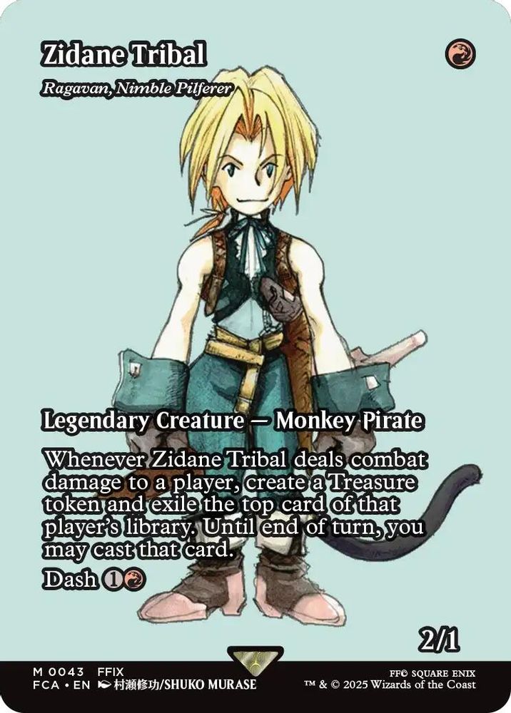 Zidane Tribal - Ragavan, Nimble Pilferer (Showcase) · 43 · FINAL FANTASY: Through the Ages · Non-foil