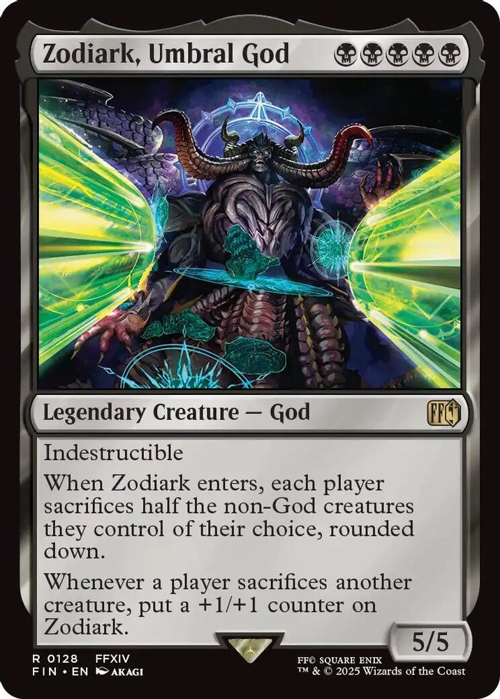 Zodiark, Umbral God · 128 · FINAL FANTASY · Foil