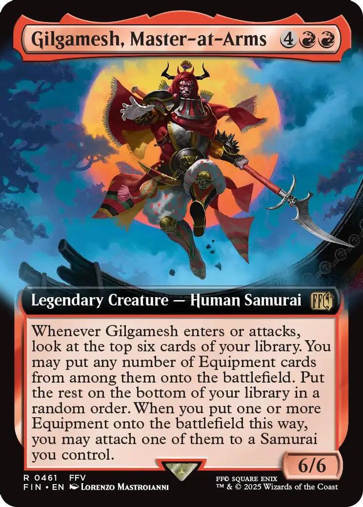 Gilgamesh, Master-at-Arms (Extended Art) · 461 · FINAL FANTASY · Foil