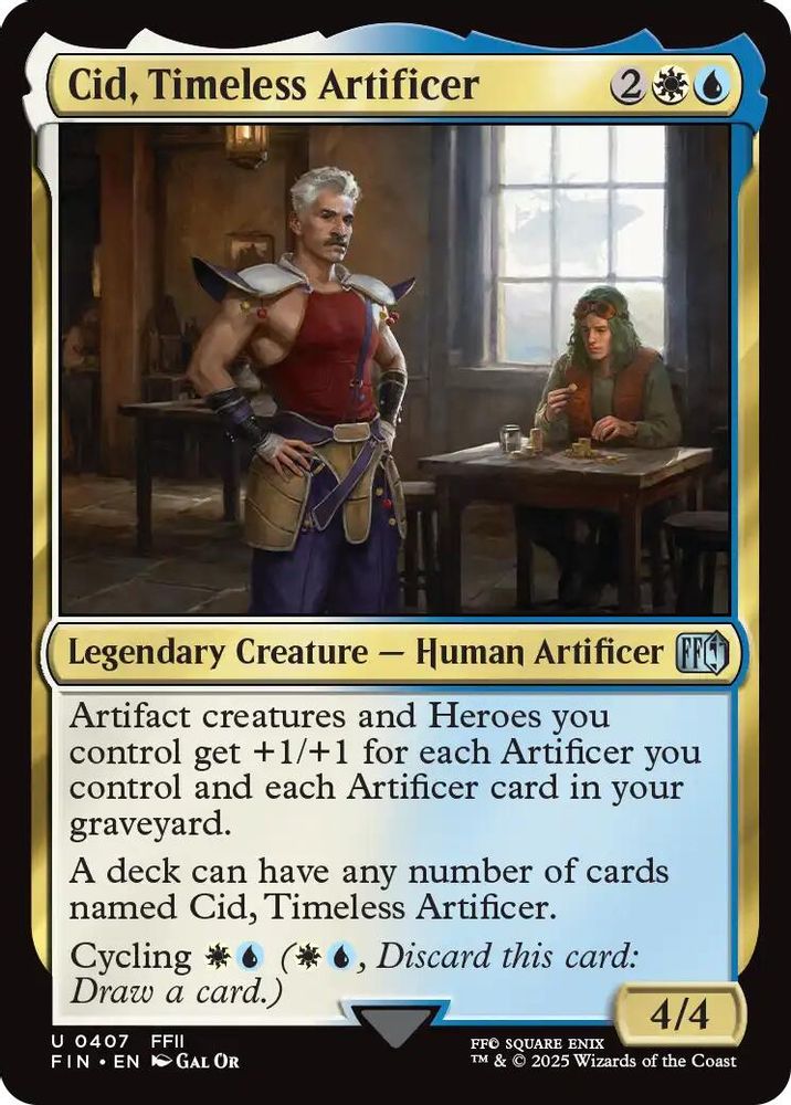 Cid, Timeless Artificer (0407) · 407 · FINAL FANTASY · Non-foil