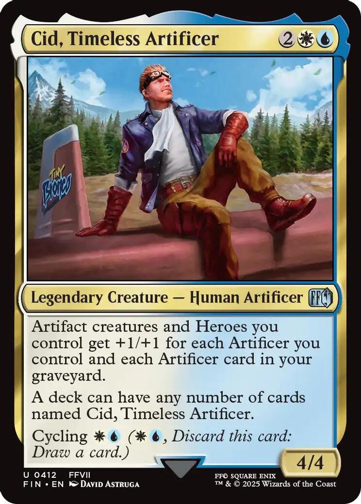 Cid, Timeless Artificer (0412) · 412 · FINAL FANTASY · Foil